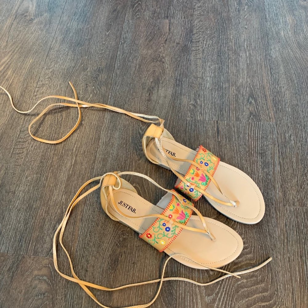 Ankle Tie Sandals